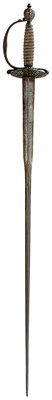 Lot 253 - AN 18TH CENTURY SILVER HILTED SMALLSWORD BY BENNETT & SON OF LONDON
