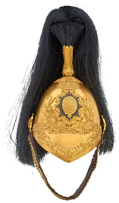 Lot 554 - A GOOD 1847 PATTERN HELMET OF THE 5TH DRAGOON GUARDS (PRINCESS CHARLOTTE OF WALES)