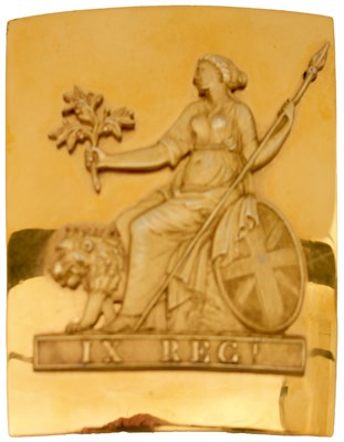 Lot 615 - A 9TH (NORFOLK) REGIMENT OFFICER'S SHOULDER BELT PLATE