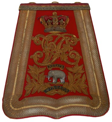 Lot 633 - A VICTORIAN 19TH HUSSARS OFFICER'S FULL DRESS SABRETACHE