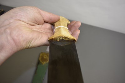 Lot 138 - A 19TH CENTURY TURKISH OR OTTOMAN KINDJAL OR DAGGER
