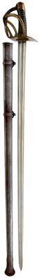 Lot 211 - A WATERLOO PERIOD FRENCH CUIRASSIER'S SWORD