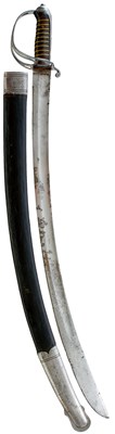 Lot 92 - A 19TH CENTURY INDIAN CAVALRY TROOPER'S SABRE