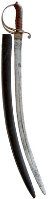 Lot 95 - AN INDIAN ARMY 1821 PATTERN LIGHT CAVALRY SABRE WITH TROPHY BLADE