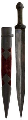 Lot 143 - A LARGE 19TH CENTURY CAUCASIAN KINDJAL