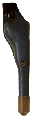 Lot 386 - A LEATHER MILITARY HOLSTER FOR AN 1851 COLT NAVY