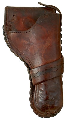 Lot 385 - AN AMERICAN HOLSTER FOR A COLT PEACEMAKER