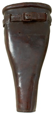 Lot 499 - A NAOPLEONIC PERIOD BRITISH CAVALRY TROOPER'S PISTOL HOLSTER