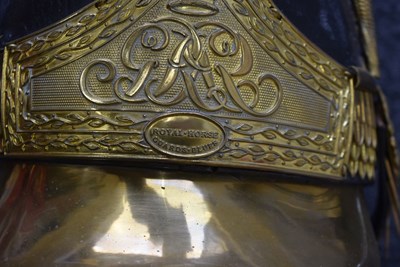 Lot 577 - A MODERN COPY OF THE 1812 PATTERN ROYAL HORSE GUARDS HELMET