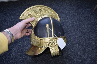 Lot 577 - A MODERN COPY OF THE 1812 PATTERN ROYAL HORSE GUARDS HELMET