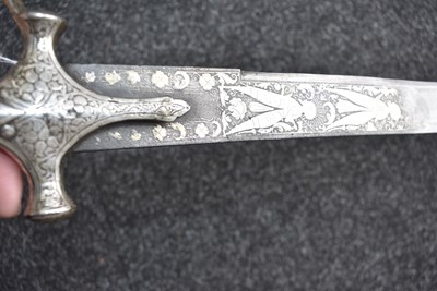 Lot 63 - A FINE 19TH CENTURY INDIAN KHANDA OR SWORD