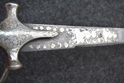 Lot 63 - A FINE 19TH CENTURY INDIAN KHANDA OR SWORD