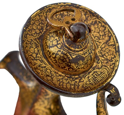 Lot 62 - A FINE 19TH CENTURY GOLD DECORATED INDIAN TULWAR