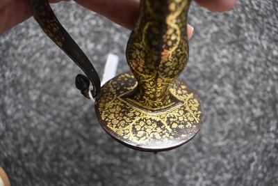 Lot 62 - A FINE 19TH CENTURY GOLD DECORATED INDIAN TULWAR