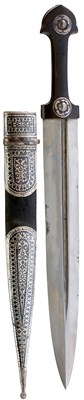 Lot 135 - A 19TH CENTURY RUSSIAN KINDJAL