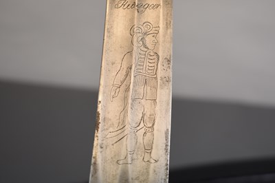 Lot 148 - A 19TH CENTURY DAGESTANI SILVER NIELLO SHASQUA