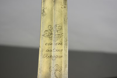 Lot 148 - A 19TH CENTURY DAGESTANI SILVER NIELLO SHASQUA