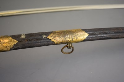 Lot 155 - A FIRST WAR PERIOD OTTOMAN TURKISH OFFICER'S SHAMSHIR OR SWORD