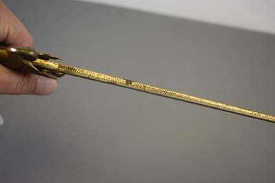 Lot 155 - A FIRST WAR PERIOD OTTOMAN TURKISH OFFICER'S SHAMSHIR OR SWORD