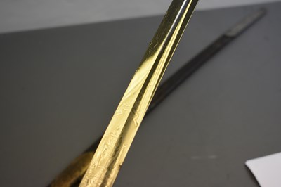 Lot 155 - A FIRST WAR PERIOD OTTOMAN TURKISH OFFICER'S SHAMSHIR OR SWORD