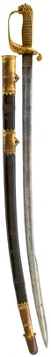Lot 200 - A SCARCE 1827 PATTERN NAVAL OFFICER'S SWORD BY P & S FIRMIN