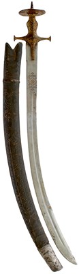 Lot 72 - A LATE 18TH CENTURY INDIAN TULWAR