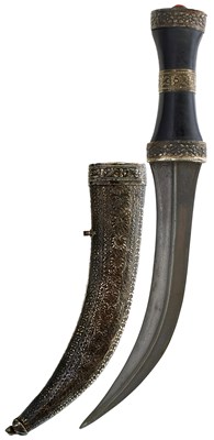 Lot 147 - A 19TH CENTURY OTTOMAN TURKISH JAMBIYA