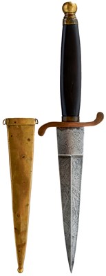 Lot 734 - A 19TH CENTURY MASONIC DIRK