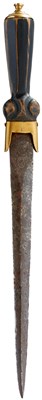 Lot 736 - A REPLICA BALLOCK DAGGER