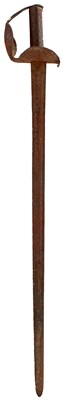 Lot 222 - AN 18TH CENTURY NAVAL BOARDING CUTLASS