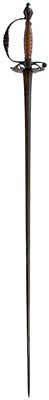 Lot 251 - AN 18TH CENTURY DUTCH OFFICER'S SMALLSWORD