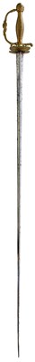 Lot 255 - AN 18TH CENTURY CONTINENTAL SMALL SWORD
