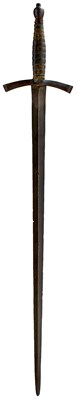 Lot 250 - A VICTORIAN COPY OF A KNIGHTLY SWORD