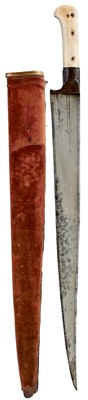 Lot 86 - A 19TH CENTURY KHYBER KNIFE