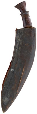 Lot 88 - A LATE 19TH CENTURY INDIAN KUKRI
