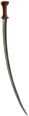 Lot 142 - A 19TH CENTURY ETHIOPIAN SHOTEL OR SWORD