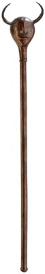 Lot 77 - A SCARCE LATE 18TH OR EARLY 19TH CENTURY QAJAR EMPIRE PERSIAN DEVIL'S MACE