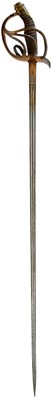 Lot 747 - AN IMPERIAL GERMAN OFFICER'S DAMASCUS BLADE SWORD