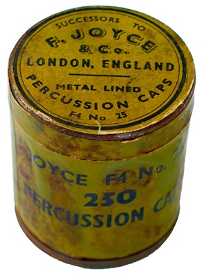 Lot 494 - AN UNOPENED TIN OF PERCUSSION CAPS