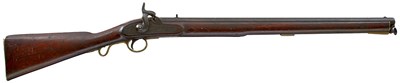 Lot 416 - A .740 CALIBRE EAST INDIA COMPANY VICTORIA CARBINE OF THE PATTERN WITH SIDE-ACTION LOCK AND PLAIN BARREL, LIGHT STOCK AND CARBINE FURNITURE, 1843-47 ("TYPE 2").