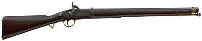Lot 415 - A.740 CALIBRE EAST INDIA COMPANY PERCUSSION VICTORIA CARBINE WITH SIDE-ACTION LOCK AND PLAIN BARREL, MUSKET STOCK AND FURNITURE, 1851 ("TYPE 3").