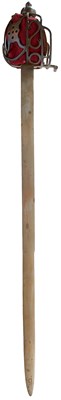 Lot 306 - A LATE 19TH OR EARLY 20TH CENTURY SCOTTISH BROADSWORD