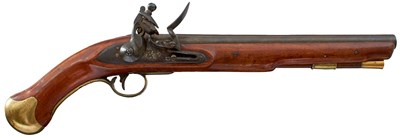 Lot 402 - A VERY RARE .560 CALIBRE BAKER'S PATTERN EAST INDIA COMPANY SERVICE PISTOL