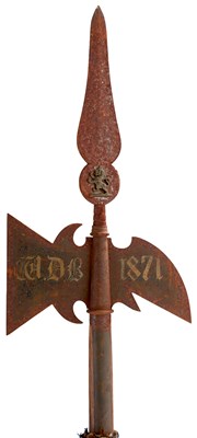 Lot 290 - TWO BRITISH SERGEANT'S HALBARDS