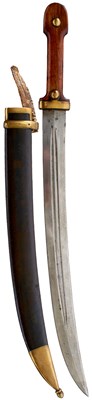 Lot 56 - AN IMPERIAL RUSSIAN MODEL 1907 BEBOUT KINDJAL FOR ARTILLERY AND MACHINEGUNNERS