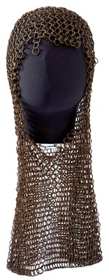 Lot 148 - A MUGHAL INDIAN CHAIN MAIL COIF