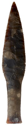 Lot 268 - A SCANDINAVIAN FLINT DAGGER