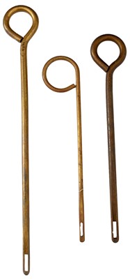 Lot 492 - THREE EARLY PISTOL CLEANING RODS
