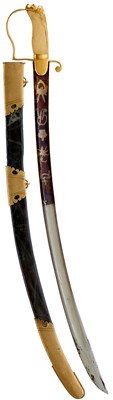Lot 247 - A GEORGIAN OFFICER'S SWORD