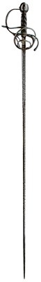 Lot 43 - A 16TH CENTURY ITALIAN SWEPT-HILT RAPIER
